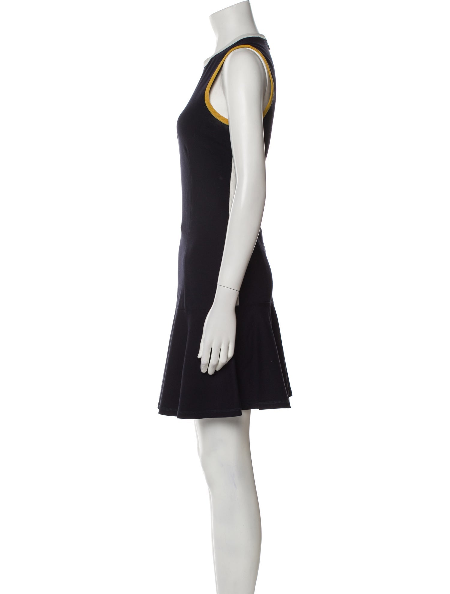 Fendi Crew Neck Mini Dress